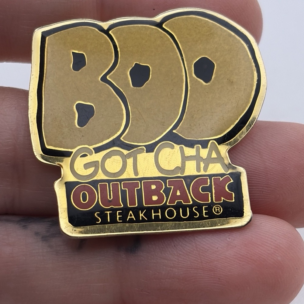 Outback Steakhouse Halloween Boo Got Cha Lapel Hat Pin